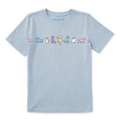 Kids Inkbrush Pups Short Sleeve Crusher Tee