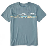 Men's Beach Vista Short Sleeve Crusher Tee