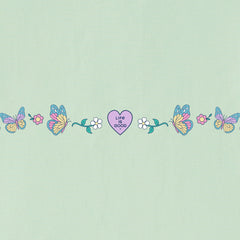 Toddler Floral Butterfly Heart Short Sleeve Crusher Tee