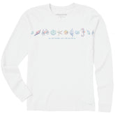 Women's Just Add Water Shells Long Sleeve Crusher Tee
