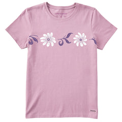 Women's Good Daisies Short Sleeve Crusher Tee