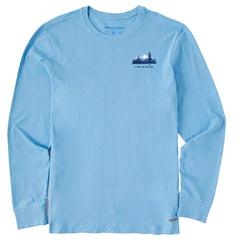 Men's Evergreen Silhouette Long Sleeve Crusher Tee