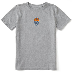 Kids Hoops Short Sleeve Crusher Tee