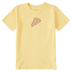 Kids Pizza Short Sleeve Crusher Tee