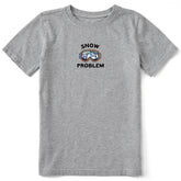 Kids Snow Problem Goggles Short Sleeve Crusher Tee