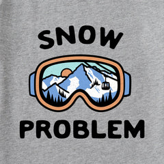 Kids Snow Problem Goggles Short Sleeve Crusher Tee