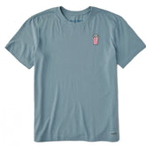 Men's Popcorn Short Sleeve Crusher Tee