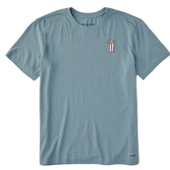 Men's Popcorn Short Sleeve Crusher Tee