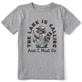 Kids The Lake is Calling Short Sleeve Crusher Tee