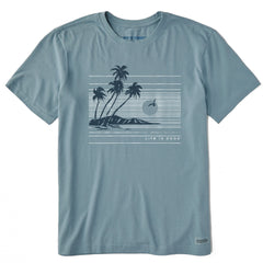 Men's Palms Sunset Short Sleeve Crusher Tee
