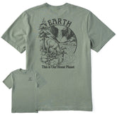 Men's Earth Home Planet Short Sleeve Crusher-LITE Tee