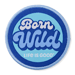 Adult Unisex Born Wild Woven Patch