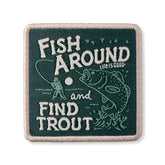 Adult Unisex Fish Around Woven Patch