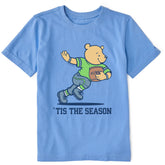 Kids Tis the Season Pooh Short Sleeve Crusher Tee