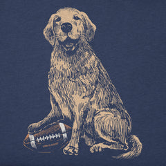 Kids Golden Football Short Sleeve Crusher Tee
