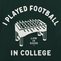 Women's I Played Football in College Short Sleeve Crusher Tee