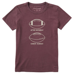 Women's After Saturday Comes Sunday Short Sleeve Crusher Tee
