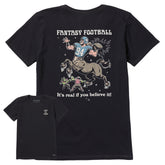 Women's Fantasy Football Centaur Goes Long Short Sleeve Tee