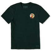 Men's Abstract Toucan Short Sleeve Crusher Tee