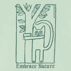 Kids Embrace Nature Cat Short Sleeve Crusher Tee