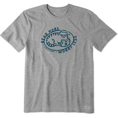 Men's Read More Cat Short Sleeve Tee