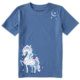 Kids Celestial Unicorn Short Sleeve Crusher Tee