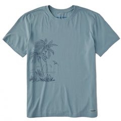 Men's Palm Ocean Vista Short Sleeve Crusher Tee