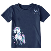Celestial Unicorn Short Sleeve Toddler Crusher Tee