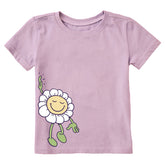 Toddler Daisy Hi Five Short Sleeve Crusher Tee