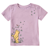 Winnie Flowers Short Sleeve Toddler Crusher Tee