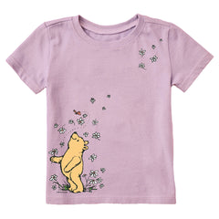 Winnie Flowers Short Sleeve Toddler Crusher Tee