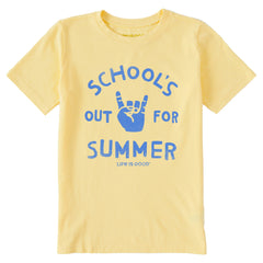 Kids School's Out For Summer Short Sleeve Crusher Tee