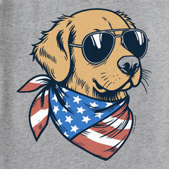 Kids Golden Patriot Short Sleeve Crusher Tee