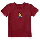 Toddler Rocket Skateboard Short Sleeve Crusher Tee