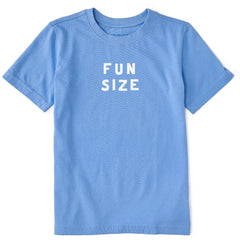 Kids Fun Size Simple Short Sleeve Crusher Tee