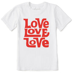 Kids Love Stack Short Sleeve Crusher Tee