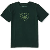 Kids Left My Heart at Summer Camp Short Sleeve Crusher Tee