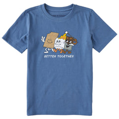 Kids Better Together Smores Short Sleeve Crusher Tee
