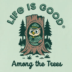 Kids Owl Among the Trees Short Sleeve Crusher Tee