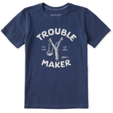 Kids Trouble Maker Short Sleeve Crusher Tee