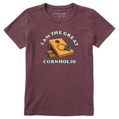 Women's I Am the Great Cornholio Short Sleeve Crusher Tee