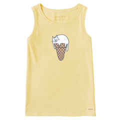 Women's Ice Cream Cat Crusher Tank