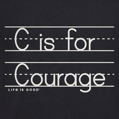 Women's C is for Courage Short Sleeve Tee