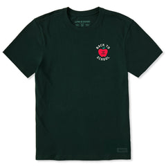 Men's Back to School Apple Short Sleeve Crusher Tee