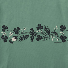 Women's Clover Garden Long Sleeve Crusher Tee