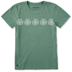 Women's Celtic Clovers Short Sleeve Crusher Tee