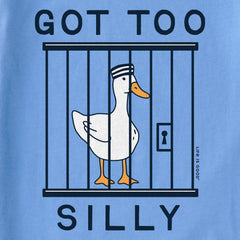 Kids Got Too Silly Short Sleeve Crusher Tee