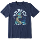 Men's Kraken a Cold One Short Sleeve Tee