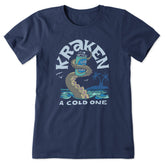 Women's Kraken a Cold One Short Sleeve Tee