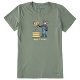 Women's Hay There Short Sleeve Crusher Tee
